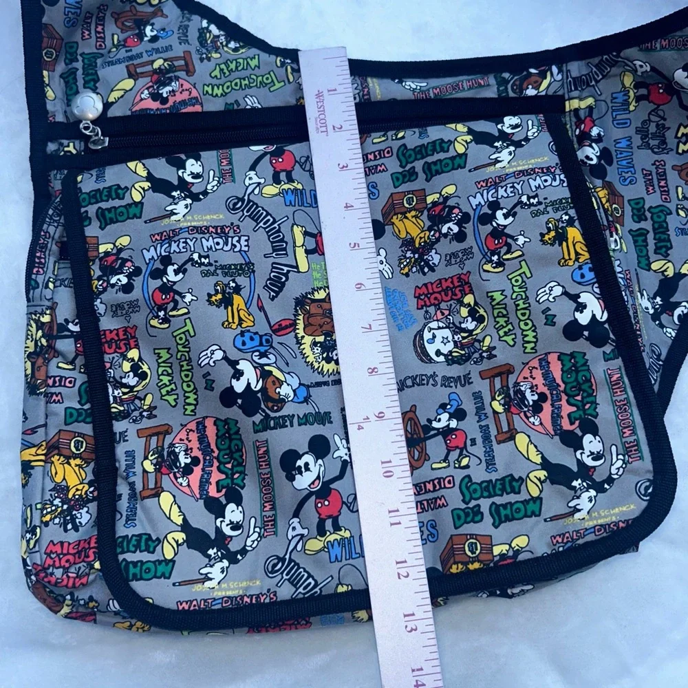 Disney World Parks Exclusive Mickey Mouse Crossbody Messenger Bag vintage print